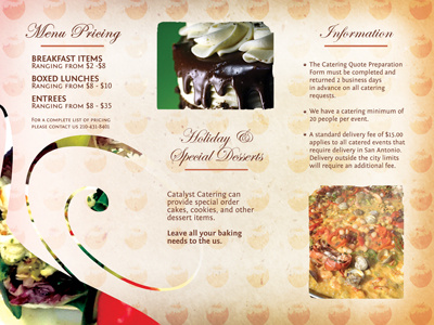 Catalyst Catering Brochure