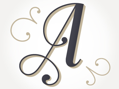 A a lettering logo logotype
