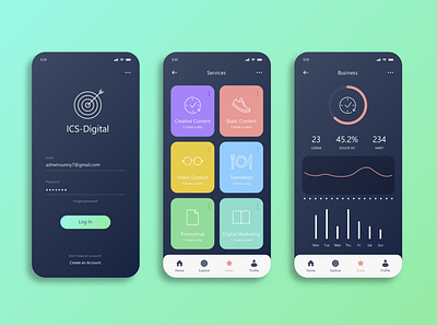 UI Designs branding graphic design mobile ui ui ui ux designs