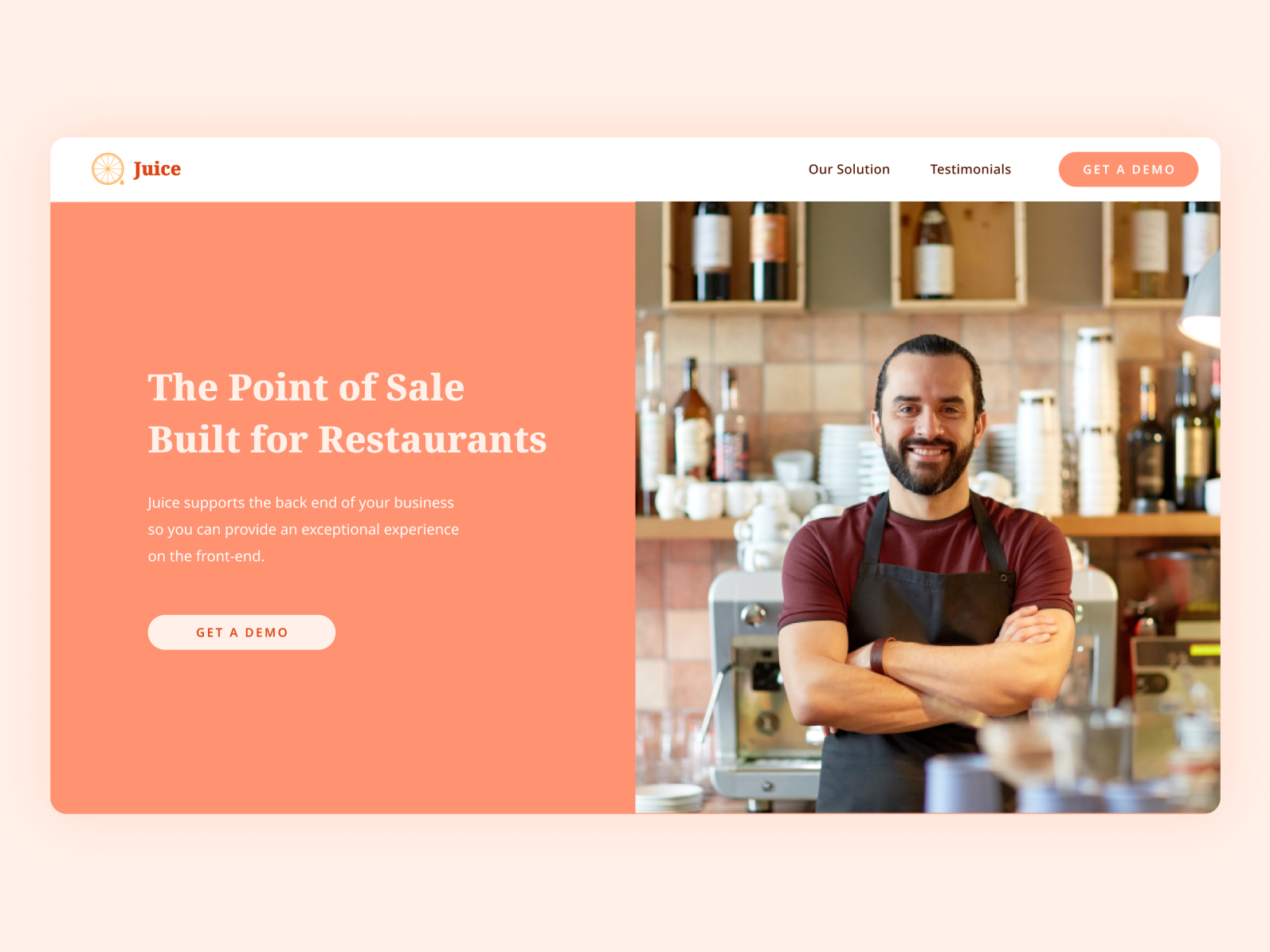 site Juice Point of Sale by Charlee (Walker) Alexeev for Emerald on