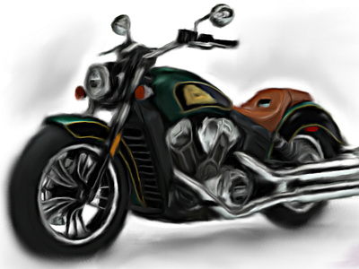 Indian Scout Digital ART