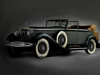 Rolls Royce Vintage Digital ART