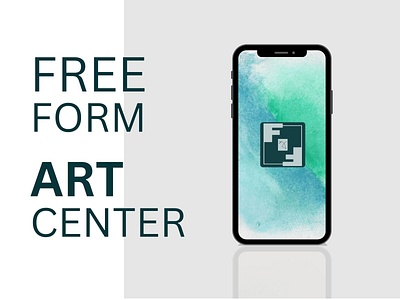 FreeForm Art Center logo design app branding dailyui design graphic design logo portfolio ui ux