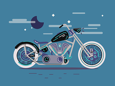 motorcycle art bike design flat graphic icon illustration line motorcycle vehicle
