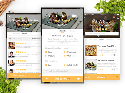 Amazon prime now (Restaurants) redesign Pt. 2