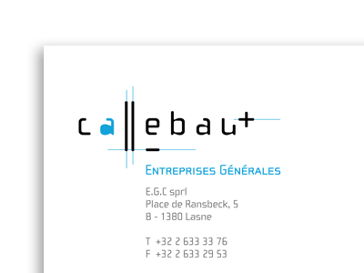 Callebaut Visual identity business card logo logotype
