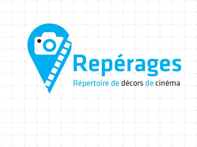 Repérages Identity business card graphic icon icons identity location logo logotype scout