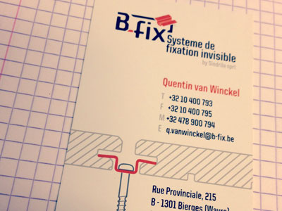 B-Fix Brand Identity business card identity logo logotype