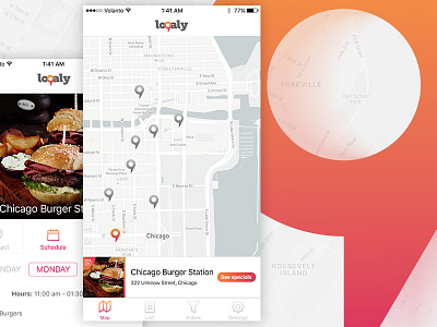 Loqaly - App ios mobile app ui ux