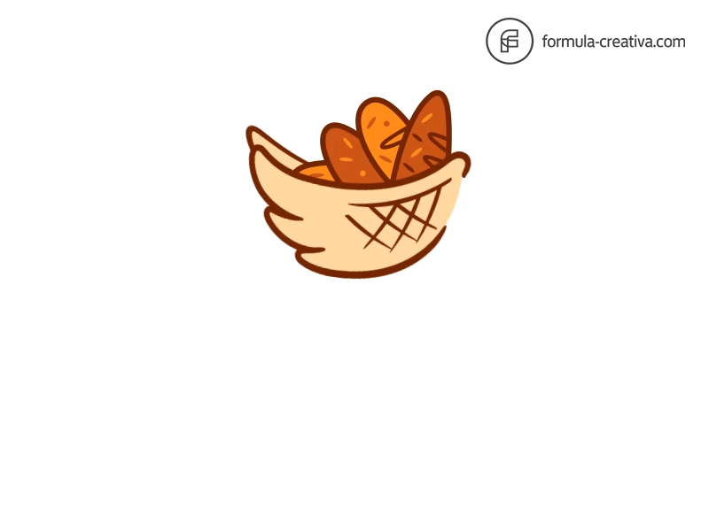 Logo Bread aftereffects basket bread flying logo logoconcept logodesigner logofolio logomaker logoprofesional logos logosonline logosparaempresas logosprofeisonales logotipocreativo motiongraphics wings