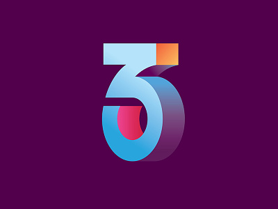 36 3d branding colorful grandient logo logotype symbol