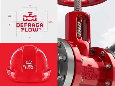 Logo for Factory of Valves brand branding branding veracruz engineer engineering engineers formula creativa identity imagotype logo logo design logos logotipo logotipos logotipos en tabasco marca veracruz monogram monograma red red logo