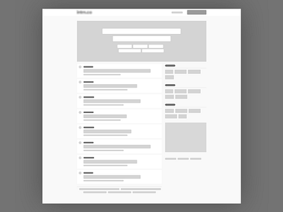 intrn.co Wireframe 2017 clean college dashboard flat greyscale light mockup simple ux website wireframe