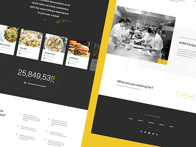 CloudKitchens - Landing Concept Footer