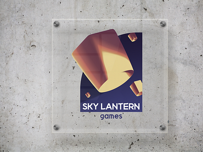 Logo for game company "Sky lantern games"