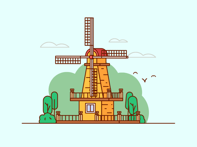 Windmill animation
