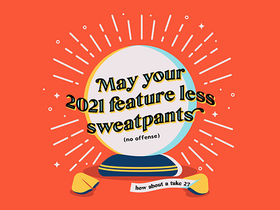 Your 2021 Fortune design illustration typography vector