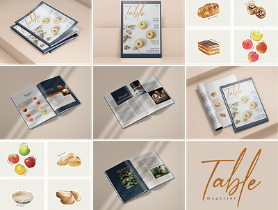 Table Magazine art branding cooking culinary magazine culinary publication design food food illustration food magazine graphic design illustration logo magazine natural natural design organic publication publication design rustic typography