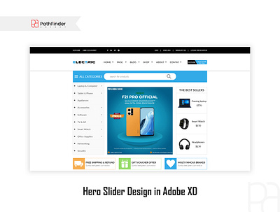Hero Slider Design ecommer ecommerce website hero design hero slider hero slider design home page landing page slider web design