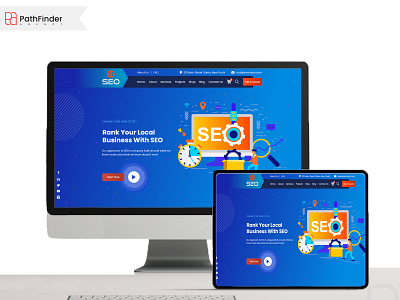 Landing Page Home Slider digital marketing hero slider home home page landing page seo web design slider ui web webdesign
