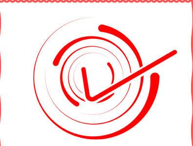 Creative Tick design graphic design illustration logo logo de spiral logo spiral tick tick mark logo