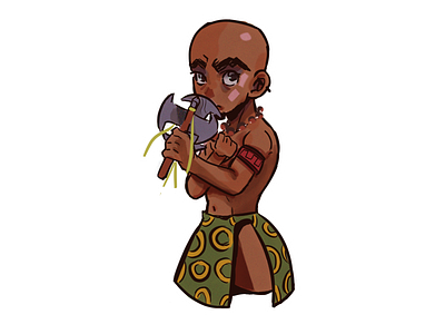 SHANGO STICKER ILLUSTRATION