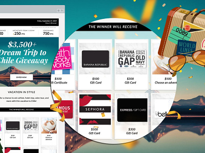 Sweeps Theme Sales Deck creative direction design