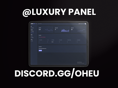 Luxury Web Panel 3d branding graphic design ui