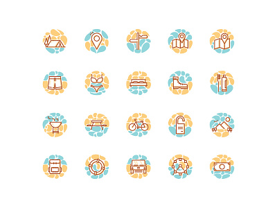 Travel Summer Vacation icon sets