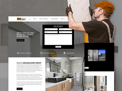 ONQ Building Group | Website Design