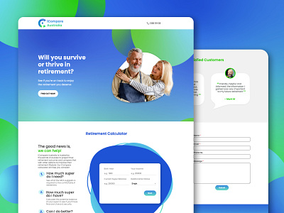 iCompare Landing Page | Website Design design graphic design ui ux website design