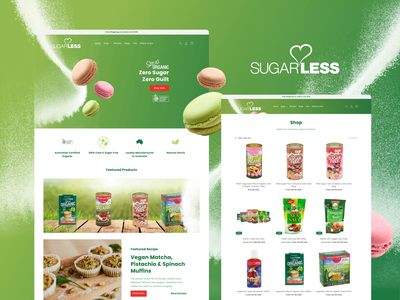 Sugarless  | Website Design