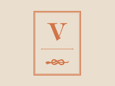 V Logo ideation