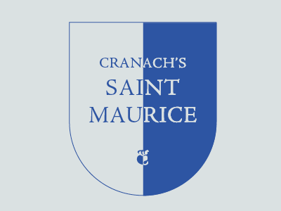 Cranach's Saint Maurice armor art artist badge german glyph glyphclub identity logo museum seal