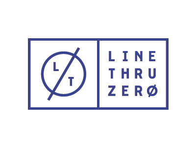 Line Thru Zero Logo by Chelsea Amato on Dribbble