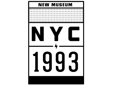 NYC 1993 1990s black and white lightning new museum nyc