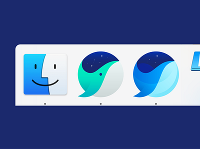 NAVER Whale & Whalespace appicon education edutech icondesign launcher macos mockup naver platform symbol whales whalespace
