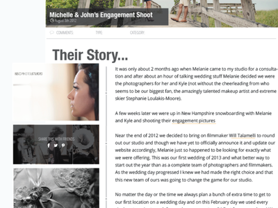 Their Story timeline concept