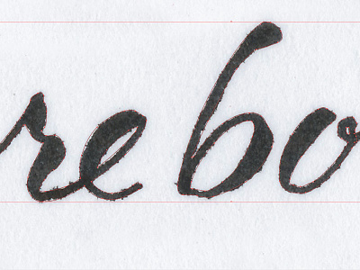 Hand-lettered logo outlining brushtip handletter handwriting lettering logo logotype quill wip
