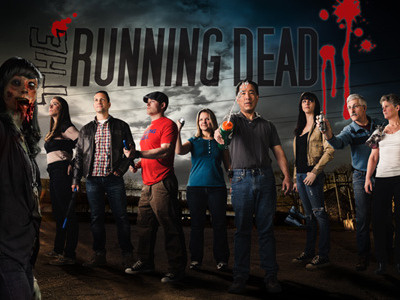 The Running Dead composite photoshop zombie