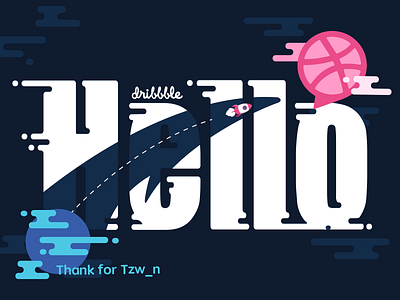 Hello dribbble~