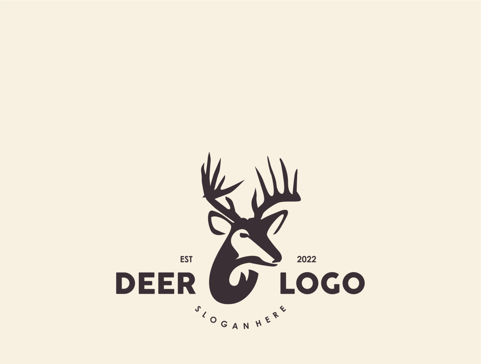 deer logo by Bandita on Dribbble