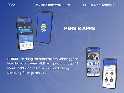 PERSIB APPS REDESIGN app bandung famous football persib persib apps redesign redesign soccer ui ui ux design uiux uiux design ux