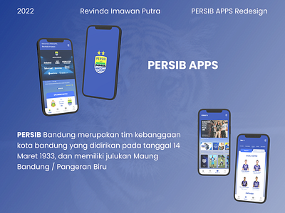 PERSIB APPS REDESIGN app bandung famous football persib persib apps redesign redesign soccer ui ui ux design uiux uiux design ux