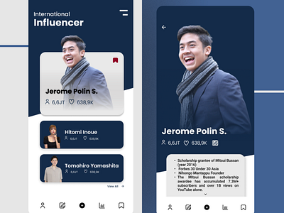 Find Influencer App 3d animation app appsdesign branding design figma figmadesign figmaui graphic design illustration logo motion graphics ui uiapp