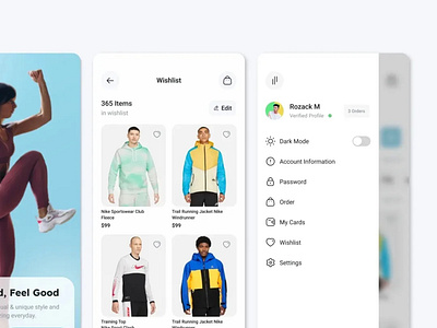 Sport Wear App Ui Design 3d animation app appsdesign branding design figma figmadesign graphic design illustration logo motion graphics ui