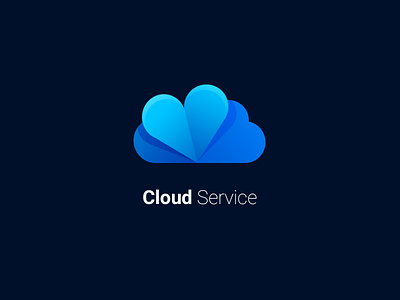 Cloud logo brand design graphic icon logo ui