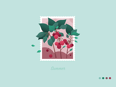 wallpaper-summer design illustrationsin pink spring visual wallpaper