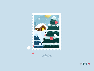 wallpaper-winter design illustrationsin snow visual wallpaper winter