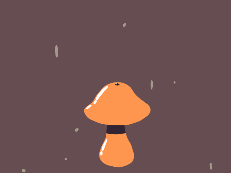Fanta Shrooms 2d animation fanta gif juice loop mushroom orange